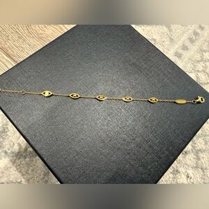 Bauble bar 18k plated evil eye bracelet